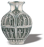 Embossed Vase (Type II)  iran metal work art work brass silver gold cupper felez iron ahan