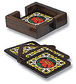 Under Cup Pads (Floral Design) iran textile art work handiwork gift