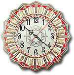 Marquetry Clock (Type III) iran wood work art box khatam inlay carpenter 