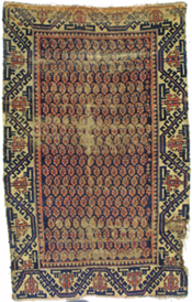 rug carpet iran Arab Baluch Rug Qaynat Area