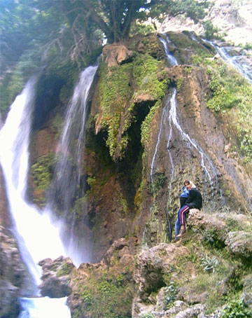 waterfall iran