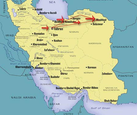 map_iran_butterfly_travel